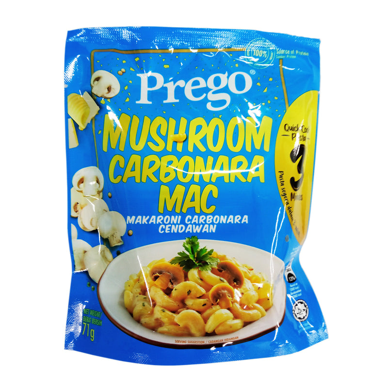 Prego Quick Cook Mushroom Carbonara Mac 71g