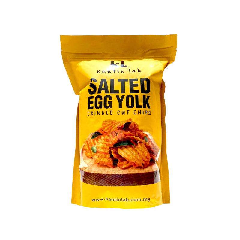 Kantin Lab Salted Egg Crinkle Cut Chips 100g