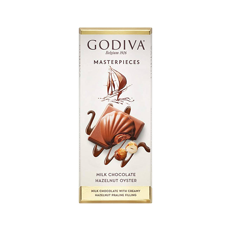 Godiva Milk Chocolate Hazelnut Oyster 83g
