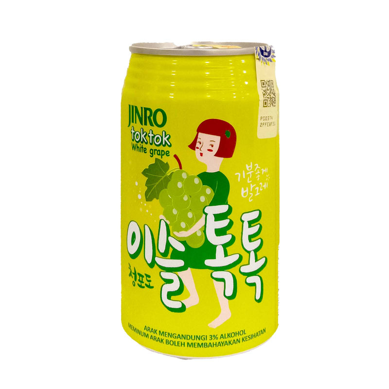 Jinro Tok Tok White Grape 360ml