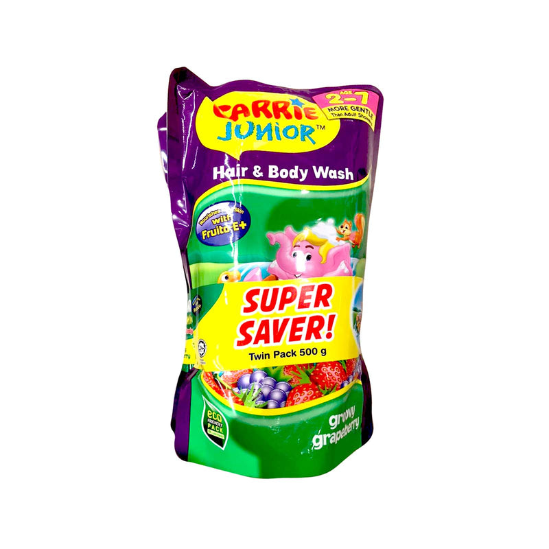 Carrie Junior Hair And Bath Groovy Grapeberry Refill 500g x 2