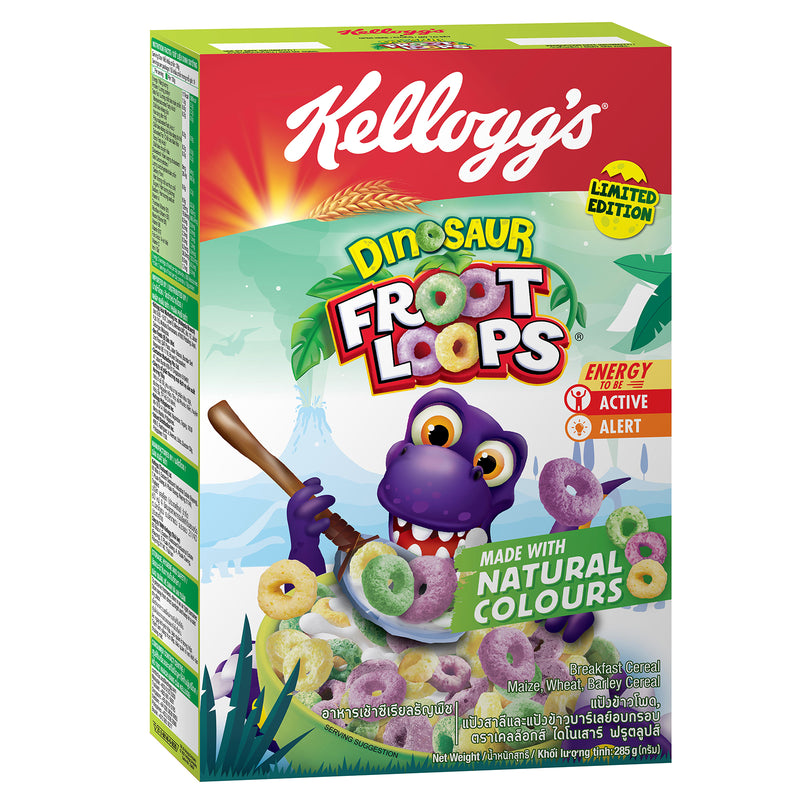 Kelloggs Dinosaur Froot Loops Cereal 285g