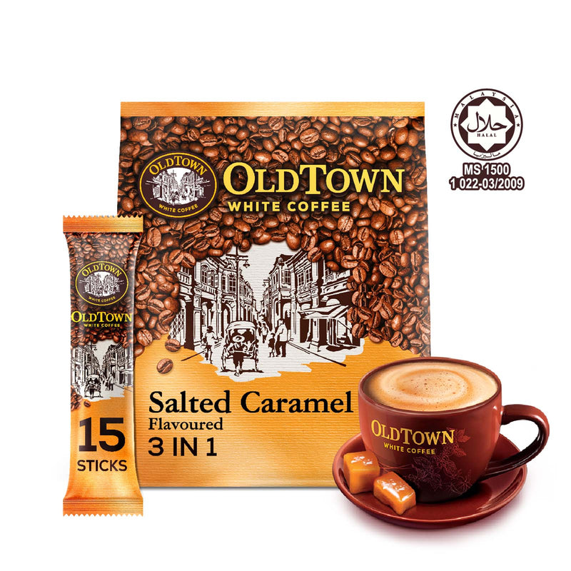 Old Town 3 in 1 Salted Caramel White Coffee 35g x 15