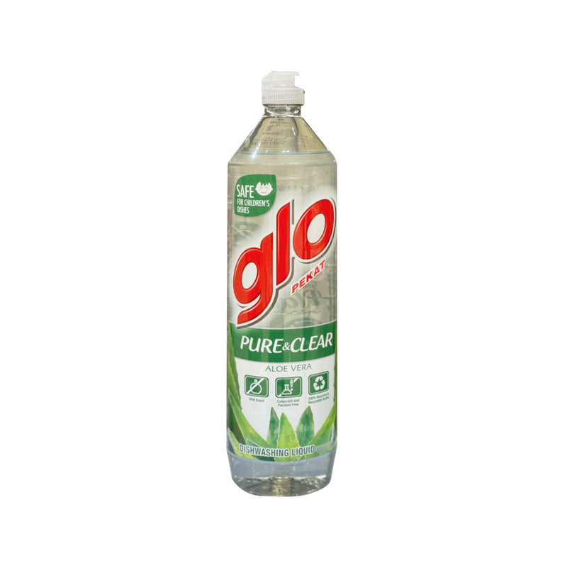 Glo Dishwashing Pure And Clear Aloe Vera 800ml