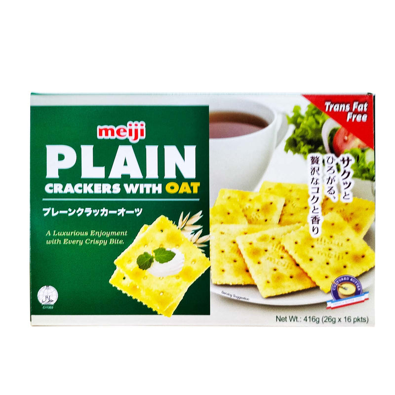 Meiji Plain Cracker with Oat 416g