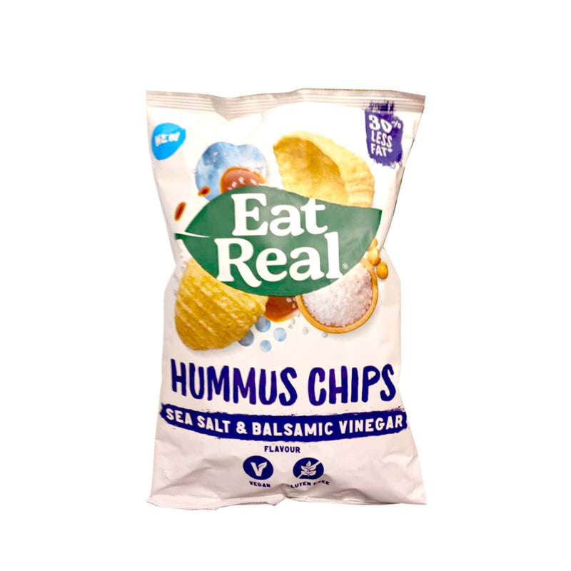Eat Real Cofresh Hummus Sea Salt And Balsamic Chips 135g