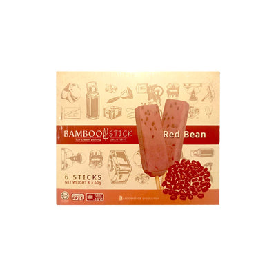 Bamboostick Potong Redbean Ice Cream 60g x 6
