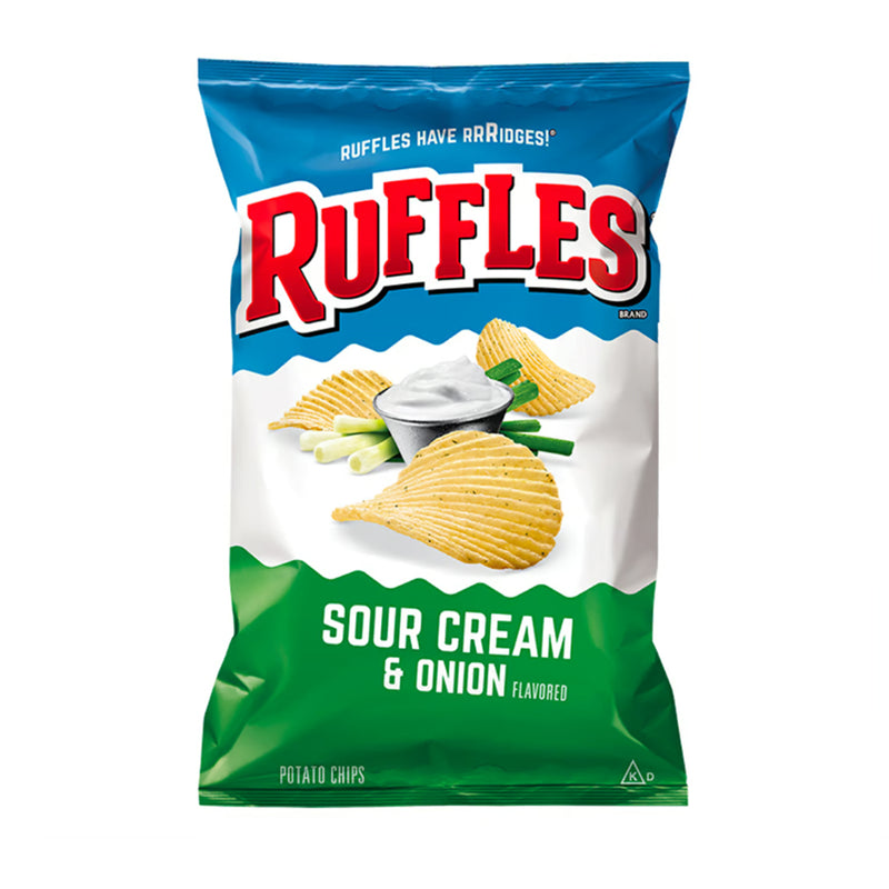 Ruffles Sour Cream and Onion Chips (China) 170g